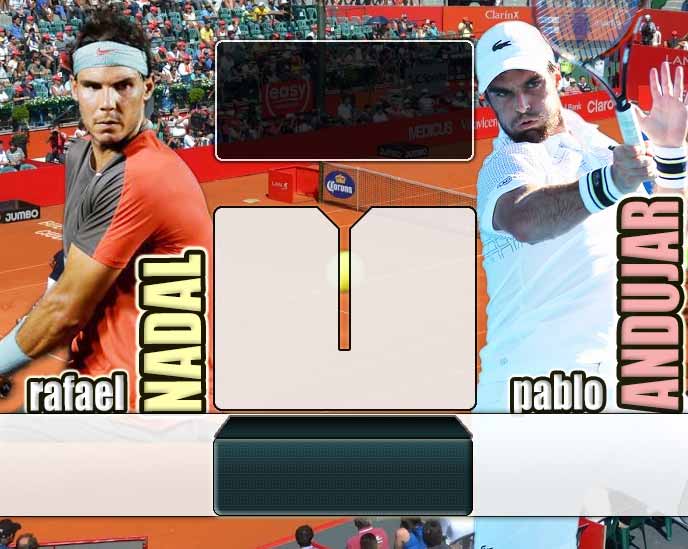 Nadal vs Andjar en Rio de Janeiro 2014